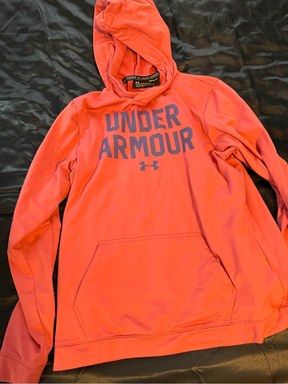 Under Armour womens Coral/Pink Pullover Hoodie